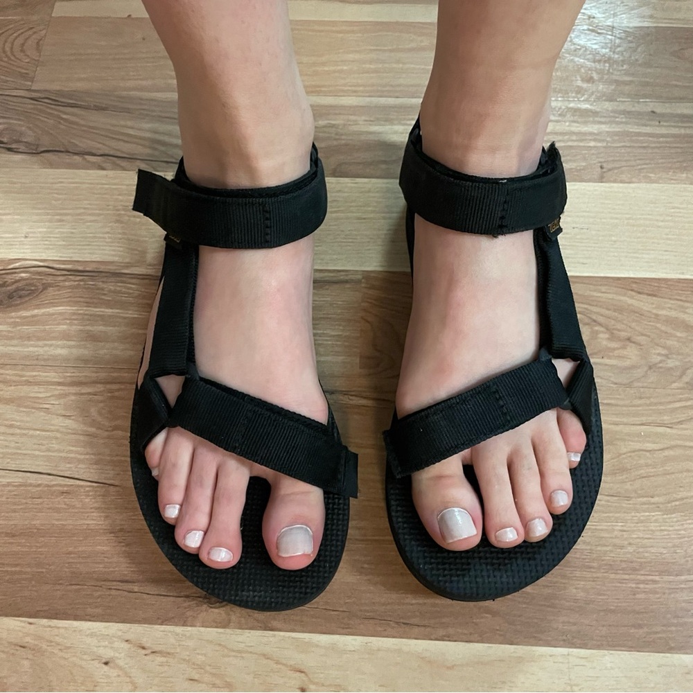 Worn Teva Sandals